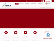 Tablet Screenshot of indelox.com
